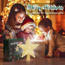 Christmas Tree Topper Star Lighted With 6 Projection Modes Christmas Star Tree Topper With Led Rotating Lights Gold Tree Topper