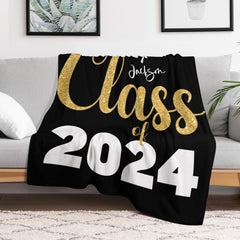 Free shipping✈️Custom Senior 2024 Graduation Blanket  - Graduation Gift