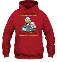 GOD SENT ME MY SMARTASS DAUGHTER-Unisex Sweatshirt