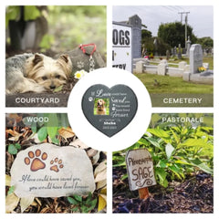 Custom Pet Memorial Stones | If Love Could Have Saved You Dog Poem