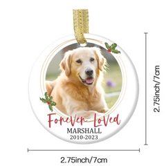 Personalized Memorial Custom Photo Ornaments - Forever Loved