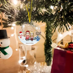 Couple - Our First Christmas Together - Personalized Acrylic Ornament