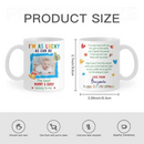 Personalized Baby First Christmas Photo Mug