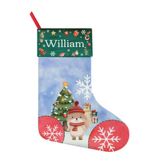 Personalized Christmas Gift For Family Kids Animals Stocking