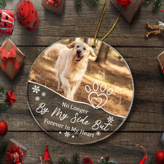 Forever In My Heart - Personalized Acrylic Photo Ornament For Pet Lovers