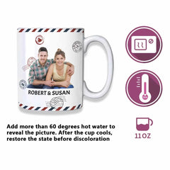 Custom Photo Color Changing Mug Dear Husband Wife - Your Hard Work Doesn't Go Unnoticed