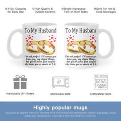 To My Husband/Wife - Personalized Color Changing Mug