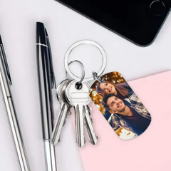 Custom Photo Personalized Keychain - We Will Still Be In Love