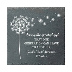 Personalized Garden Stone, Memorial Sympathy Gift - Love Is The Greatest Gift