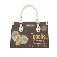 Book Nerd Chic: Tote Your Tomes with Our Personalized Leather Handbags