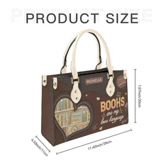 Book Nerd Chic: Tote Your Tomes with Our Personalized Leather Handbags