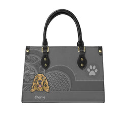 Personalized Dog Leather Handbag - Gift For Dog Lover