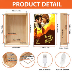 Custom Photo Love You - Couple Personalized Custom Frame Light Box