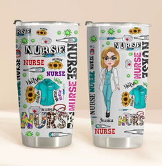 I'm A Nurse - Personalized Custom Tumbler - Appreciation Gift For Nurse