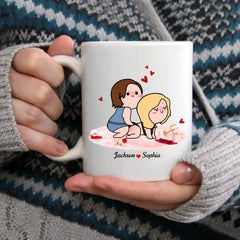 Thanks For Being So Hot, Couple Gift, Personalized Mug, Naughty Couple Mug