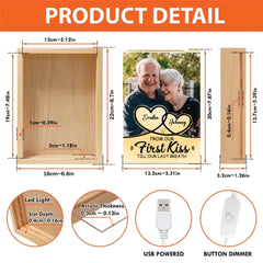 Couple Gift Our First Kiss Picture Frame Box