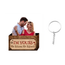 Personalized Photo Couple Keychain-I'm Yours No Returns Or Refunds，Couple Gift - Joliny