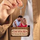 Personalized Photo Couple Keychain-I'm Yours No Returns Or Refunds，Couple Gift - Joliny