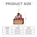 Personalized Photo Couple Keychain-I'm Yours No Returns Or Refunds，Couple Gift - Joliny