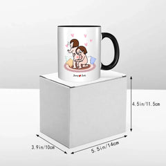 I Love You Personalized Colorful Mug - Couple Gift, Valentine's Day Gift