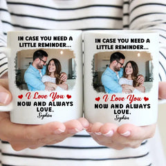 Personalized Mug - Custom Photo In Case You Need A Little Reminder