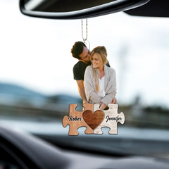 Personalized Car Hanging Ornament - You Are My Missing Piece