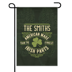 Personalized Name St. Patrick Irish Parts Blanket Garden Flag