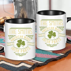 Personalized Name St. Patrick Irish Parts Blanket Mug