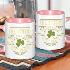 Personalized Name St. Patrick Irish Parts Blanket Mug