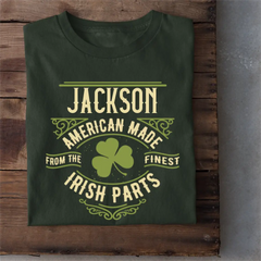 Personalized Name St. Patrick Irish Parts T Shirt