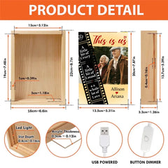 Personalized Custom Frame Box - This Is Us Picture,Couple Gift