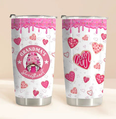 Personalized Custom Tumbler - Grandma's Sweethearts Pink Theme