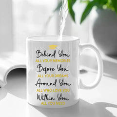 Graduation Behind You All Your Memories - Personalized Photo Mug