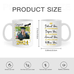 Graduation Behind You All Your Memories - Personalized Photo Mug