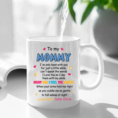 Personalized Custom First Mother's Day Elephant Photo Mug