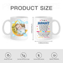 Personalized Custom First Mother's Day Elephant Photo Mug