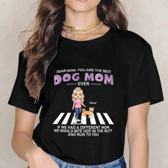 Personalized Custom T Shirt - Dogs Run To You, Gift For Dog Mom