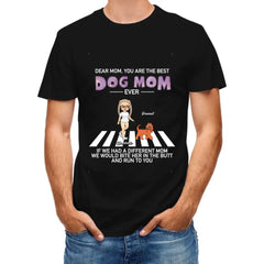 Personalized Custom T Shirt - Dogs Run To You, Gift For Dog Mom