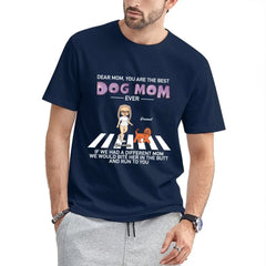 Personalized Custom T Shirt - Dogs Run To You, Gift For Dog Mom