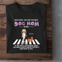 Personalized Custom T Shirt - Dogs Run To You, Gift For Dog Mom