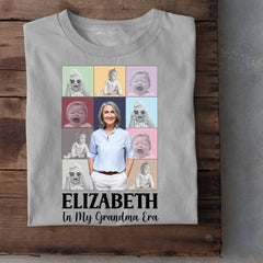 Family Personalized Custom Unisex T-shirt- Gift For Mom, Grandma, Custom Photo In My Mom Era