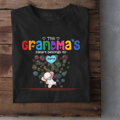 Gift For Grandma This Grandma's Heart Belongs To Elephants Shirt