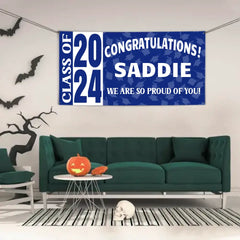 Personalized Class of 2024 Graduation Banner - Graduation Party Décor