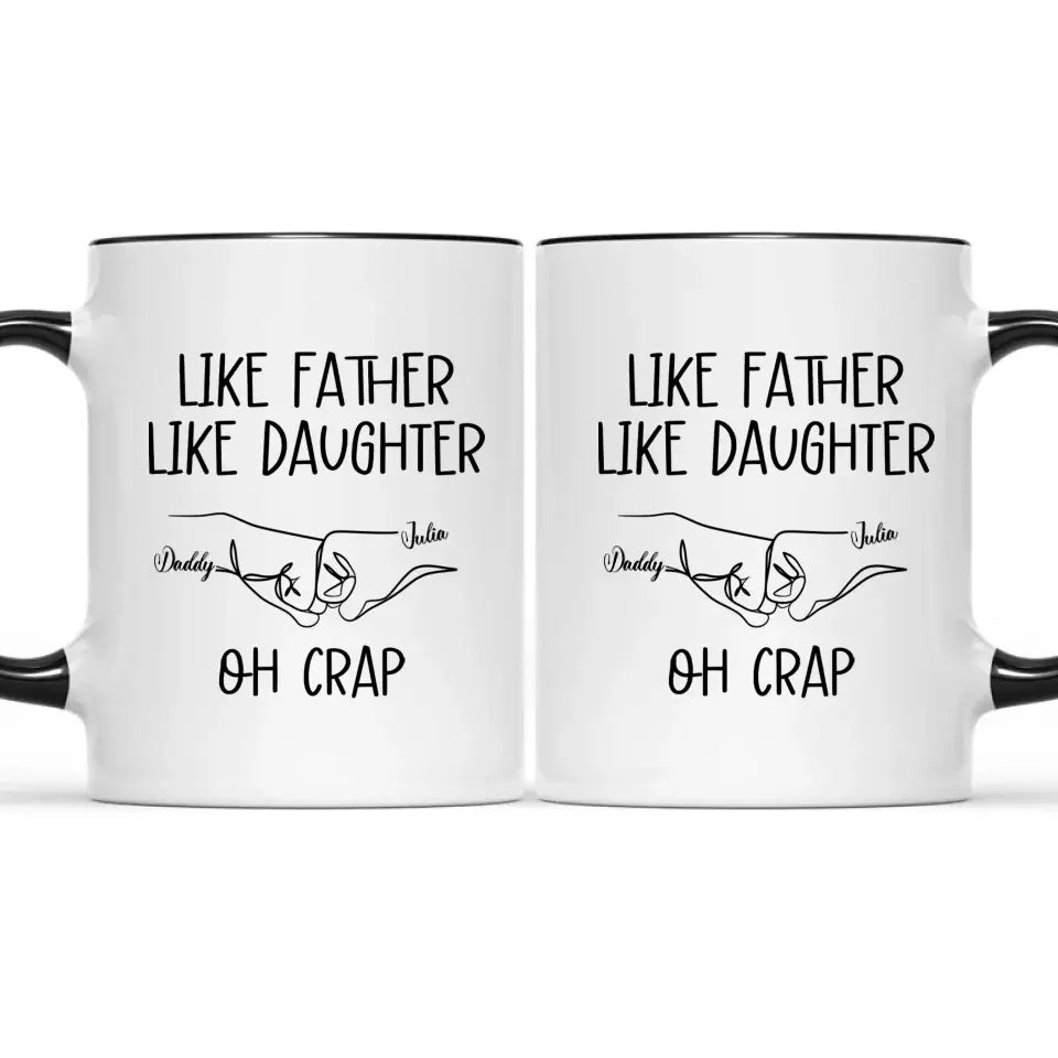 Personalized Custom Mug, Like Mother Like Son, Gift For Family