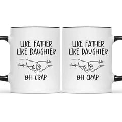 Personalized Custom Mug, Like Mother Like Son, Gift For Family