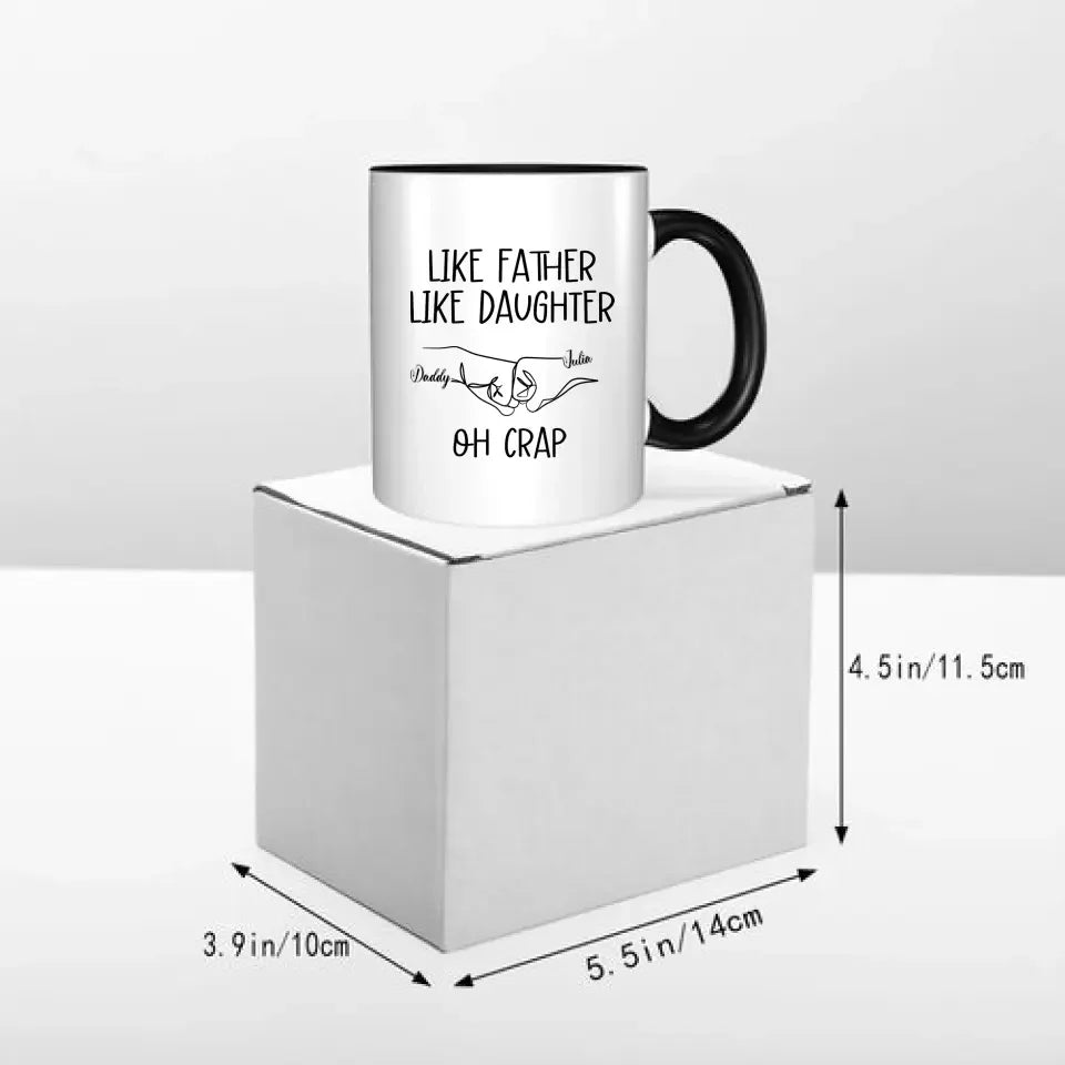 Personalized Custom Mug, Like Mother Like Son, Gift For Family - Joliny