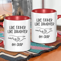 Personalized Custom Mug, Like Mother Like Son, Gift For Family - Joliny