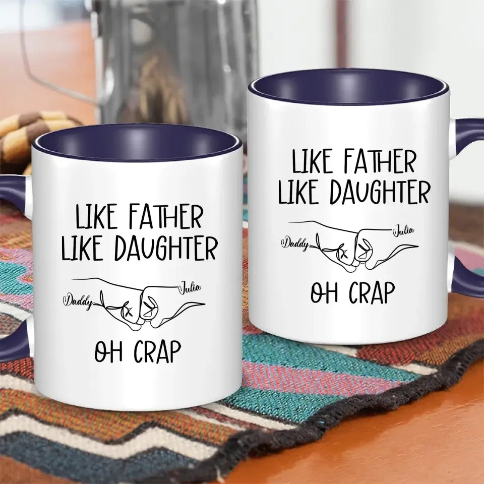 Personalized Custom Mug, Like Mother Like Son, Gift For Family - Joliny