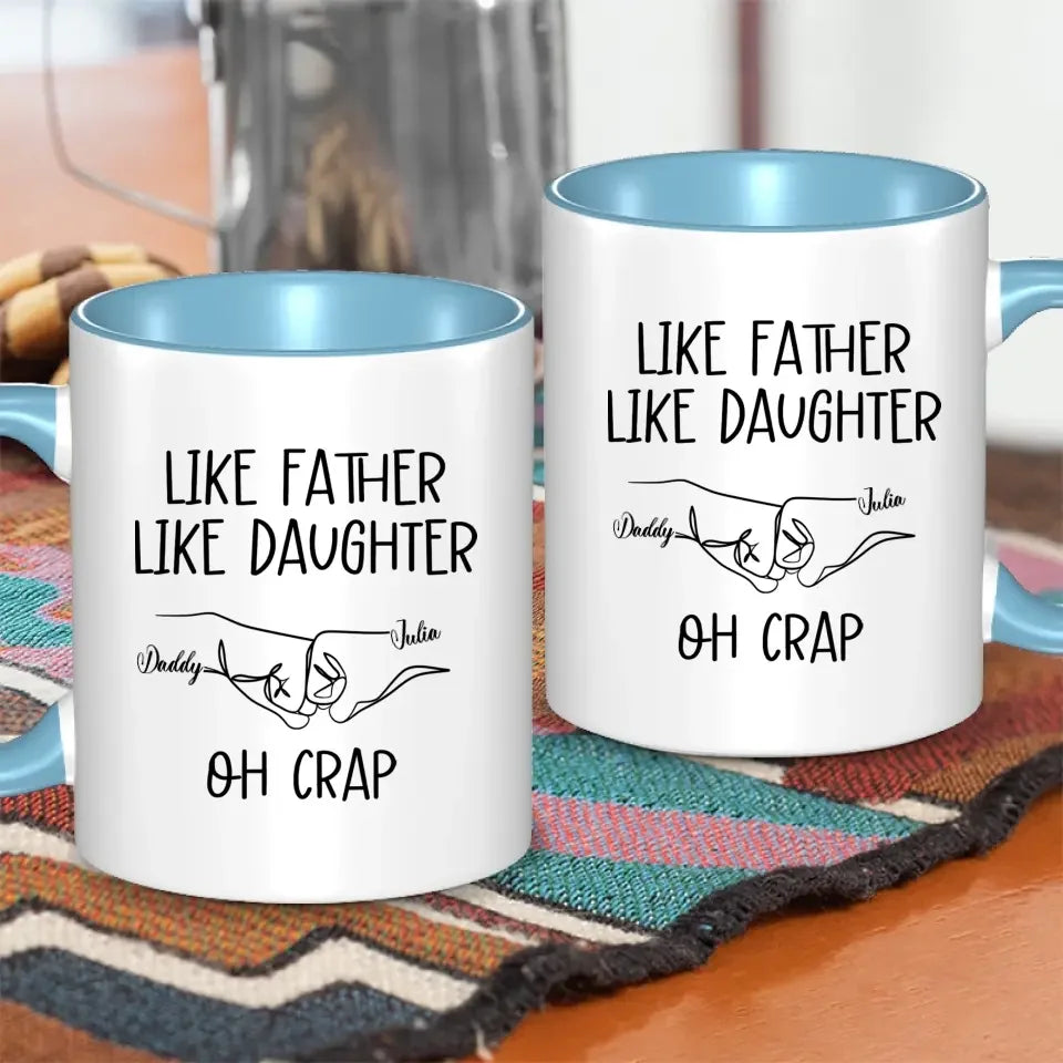 Personalized Custom Mug, Like Mother Like Son, Gift For Family - Joliny