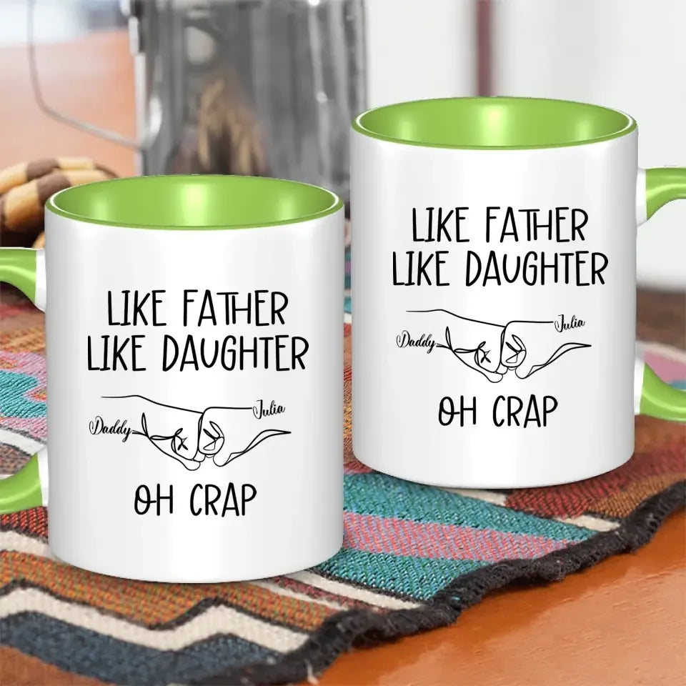 Personalized Custom Mug, Like Mother Like Son, Gift For Family - Joliny